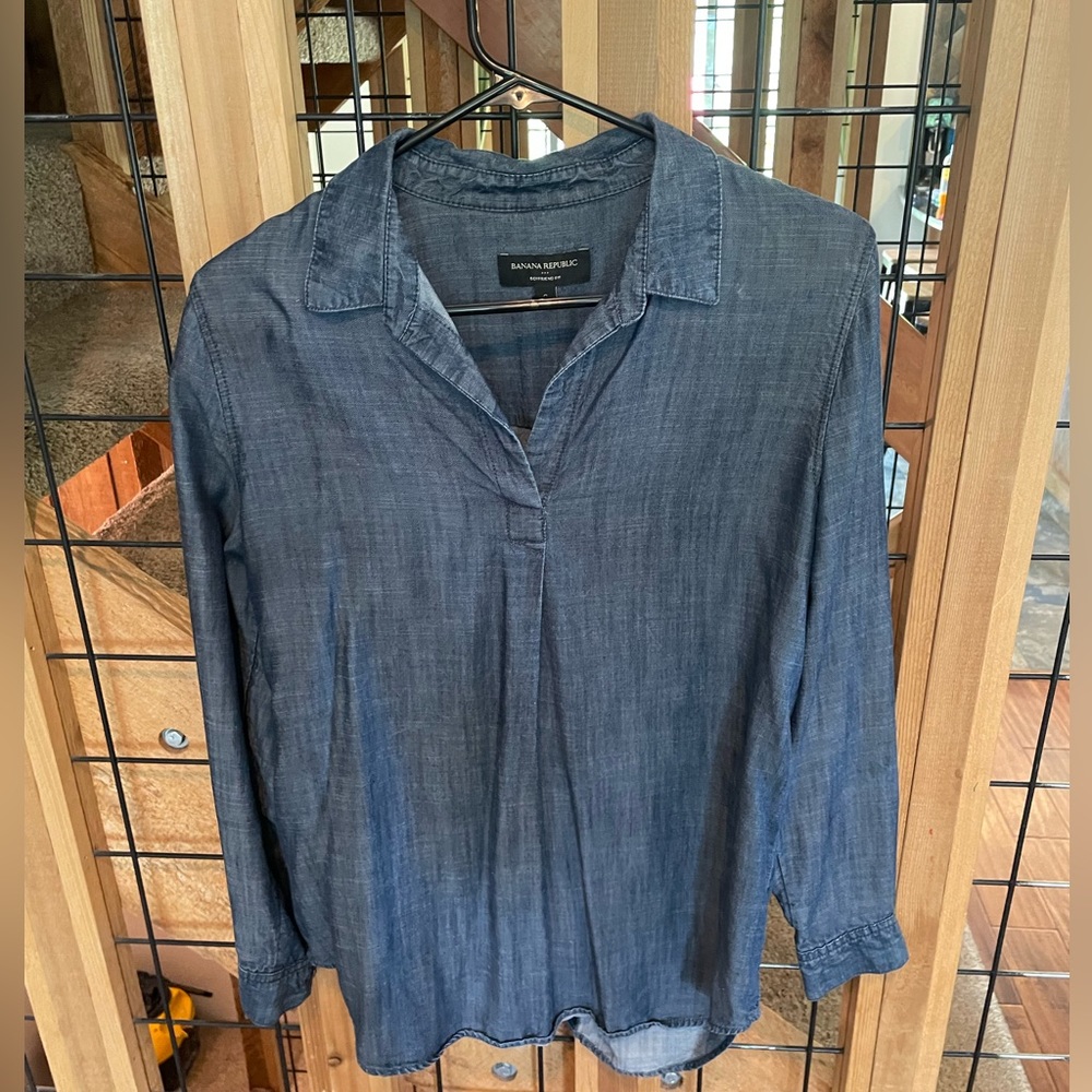 Denim tunic.